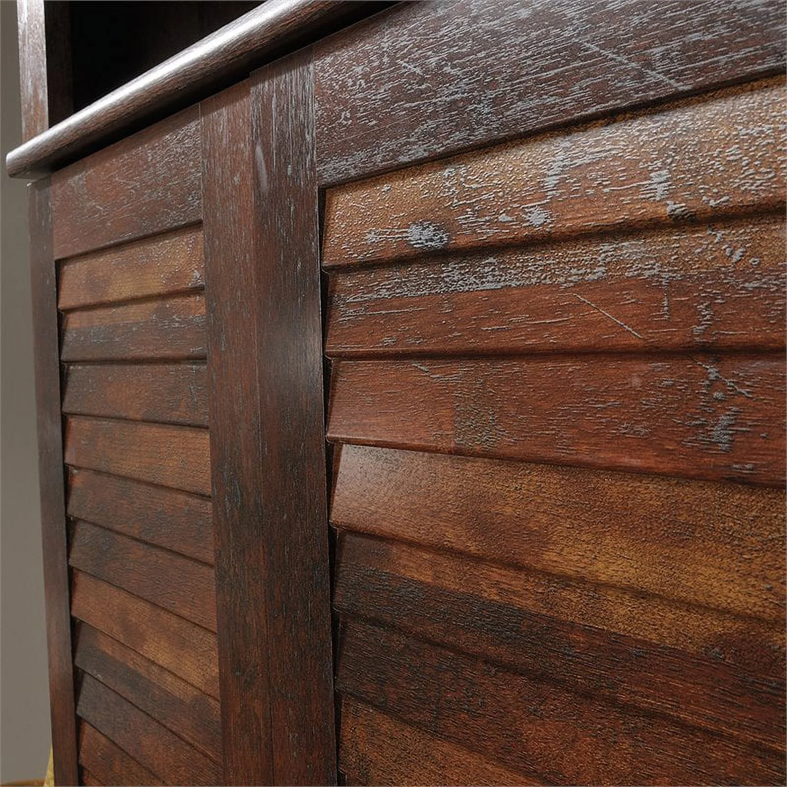 Sauder Harbor View Storage Cabinet, Curado Cherry Finish