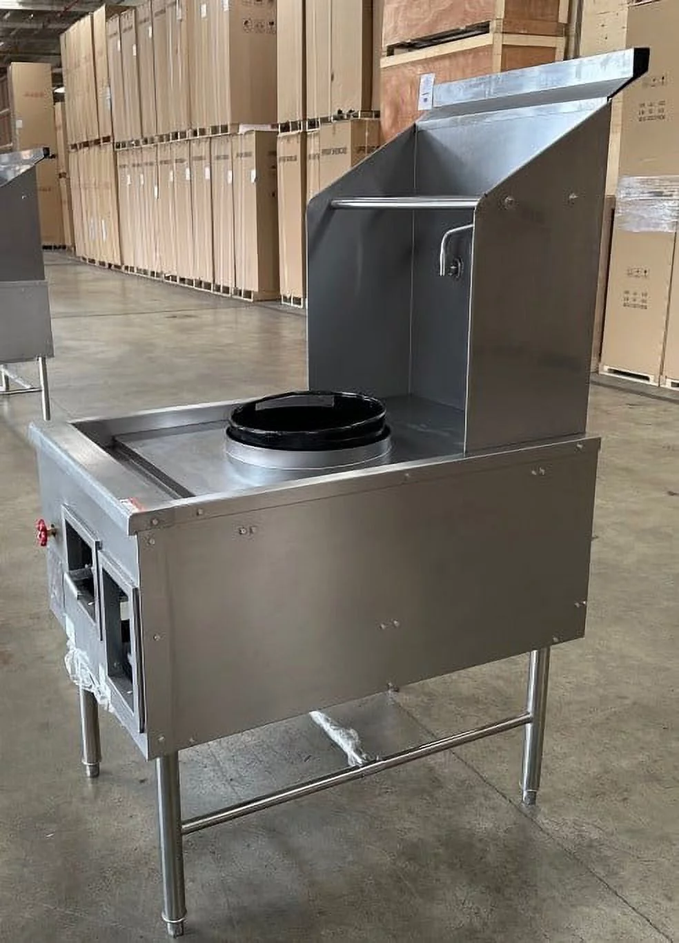 13 inches 1 hole Propane/ Natural gas Chinese Wok Range With waterfall NSF