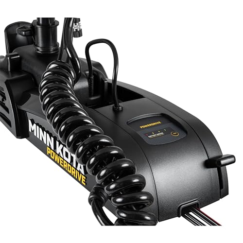 Minn Kota PowerDrive Bow-Mount Electric Trolling Motor with GPS, 55 Lb. Thrust, 54 in. Shaft, Freshwater
