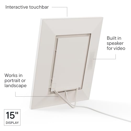 Aura Digital Picture Frame - 10.1" HD Mat Display | Wirecutter's Best Digital Frame for Gifting - Send Photos Directly from Your Phone from Anywhere | Quick & Easy Setup Over WiFi - Free App | Black