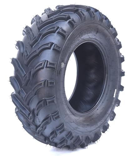 25x8x12 ATV Tires, Set of 2 ATV Tires 25x8-12 6PR, All Terrain ATV/UTV Off-Road Tires (Set of 2, Tubeless)