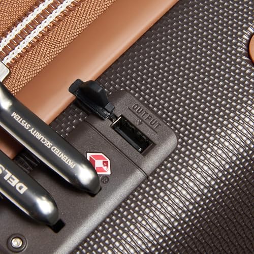 DELSEY PARIS Chatelet Air 2.0 Hardside Luggage with Spinner Wheels, Angora, Checked-Large 28 Inch