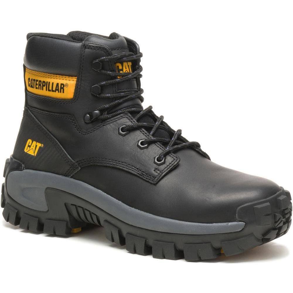 Cat Invader Hi Steel Toe Boots, Men's Black