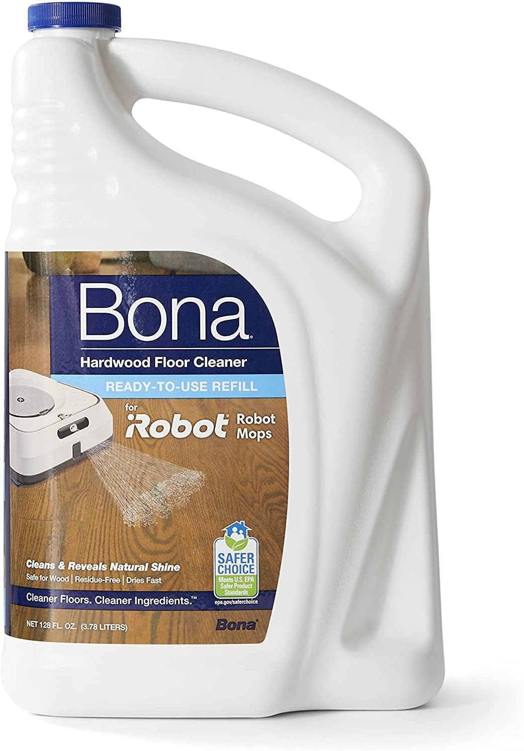 iRobot Braava Jet 240 Superior Robot Mop Bundle with 1 Jet Hard Wood Floor Cleaning Solution (2 Items)