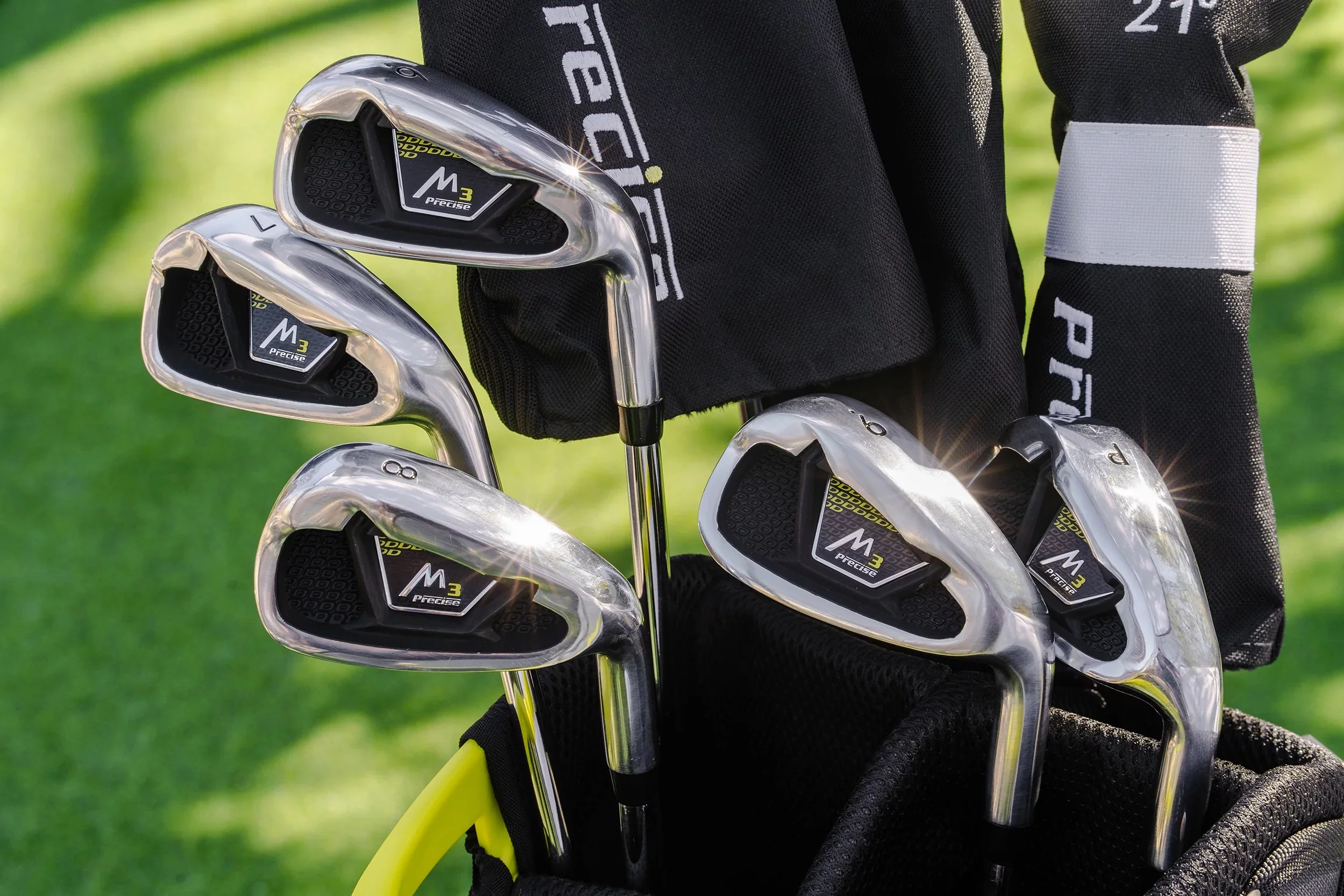 Precise M3 Men's 14 Piece Complete Right Hand Golf Club Package Set - 2 Colors & 3 Sizes Available!