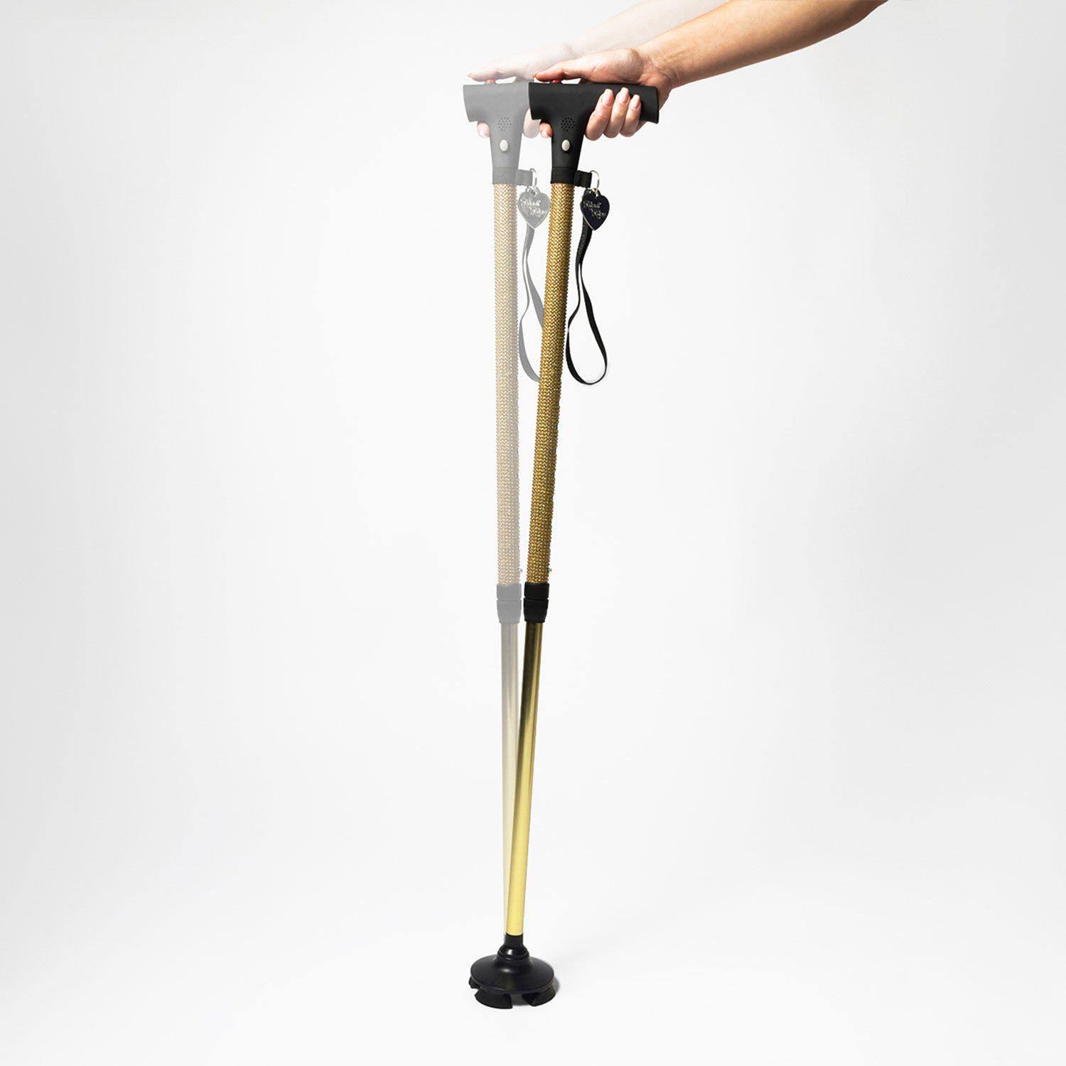 Blingsting Kandi Kane Personal Safety Cane Gold