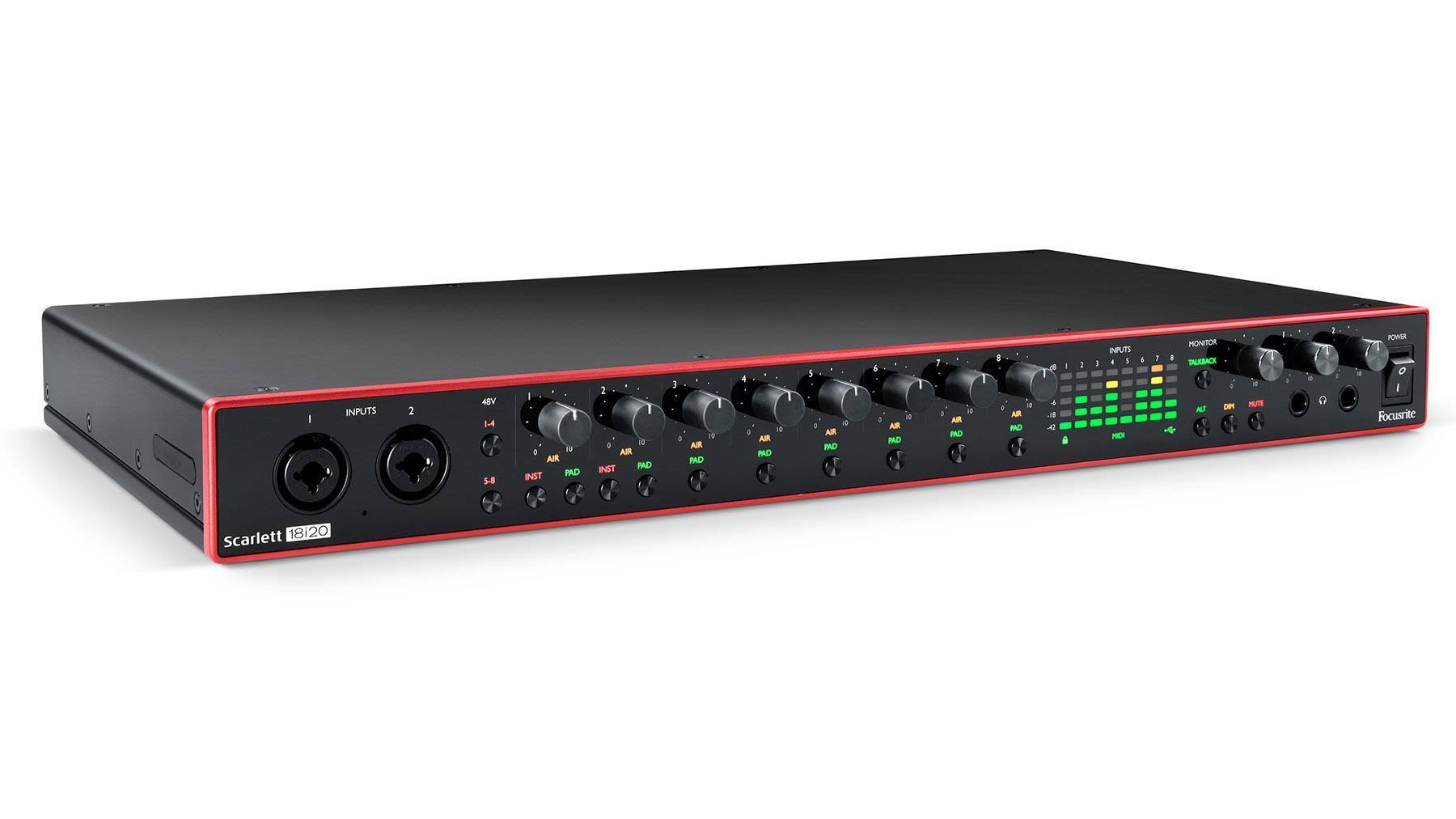 Focusrite Scarlett 18i20 (3rd Gen) USB Audio Interface