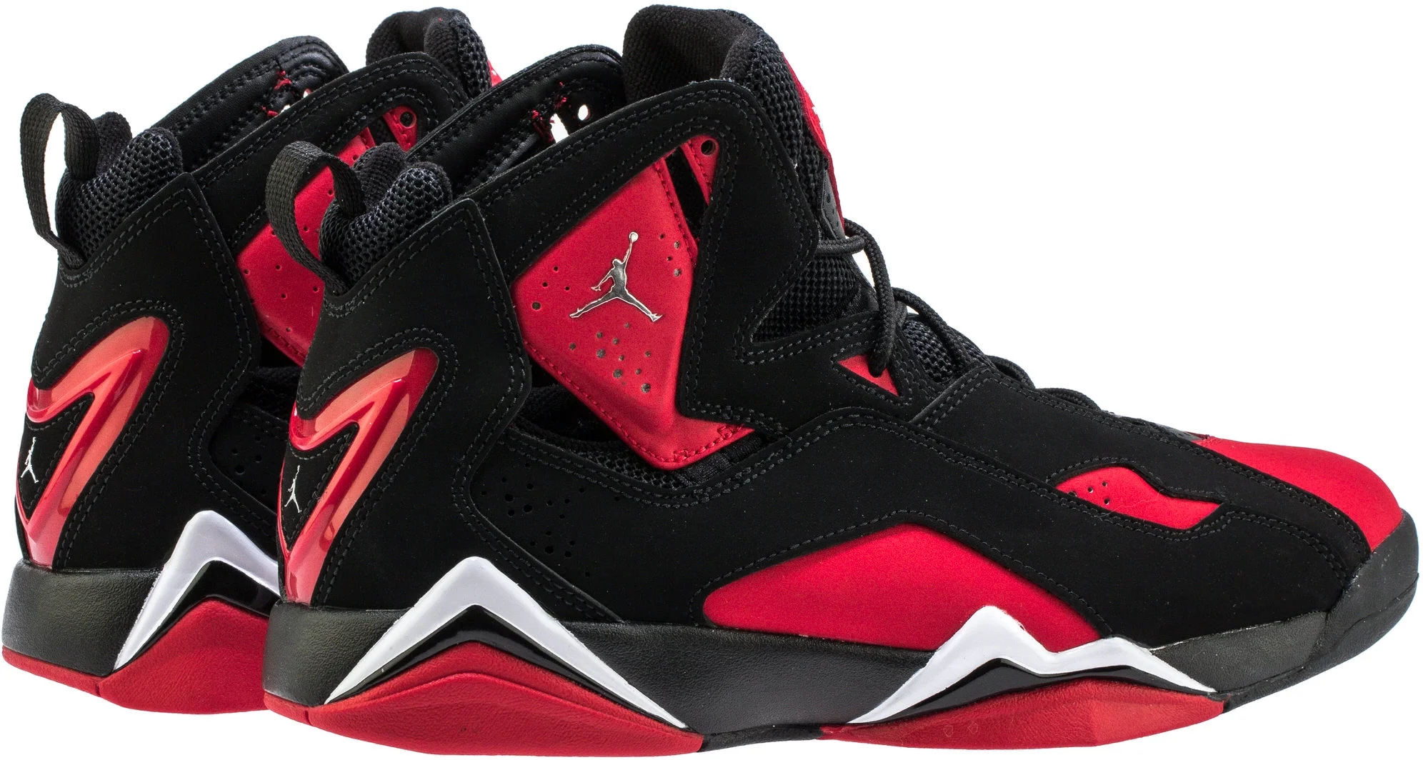 Jordan Men True Flight Black / Chrome-University Red CU4933-001, Size 8.5 US