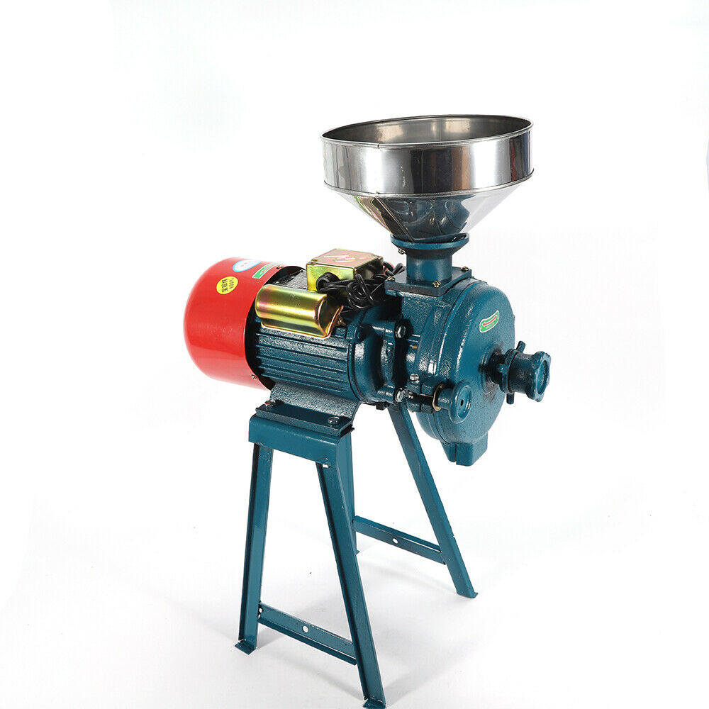 Oukaning Electric Grinder 2200W Dry Feed/Flour Mill Grain Corn Wheat Cereal Machine Home