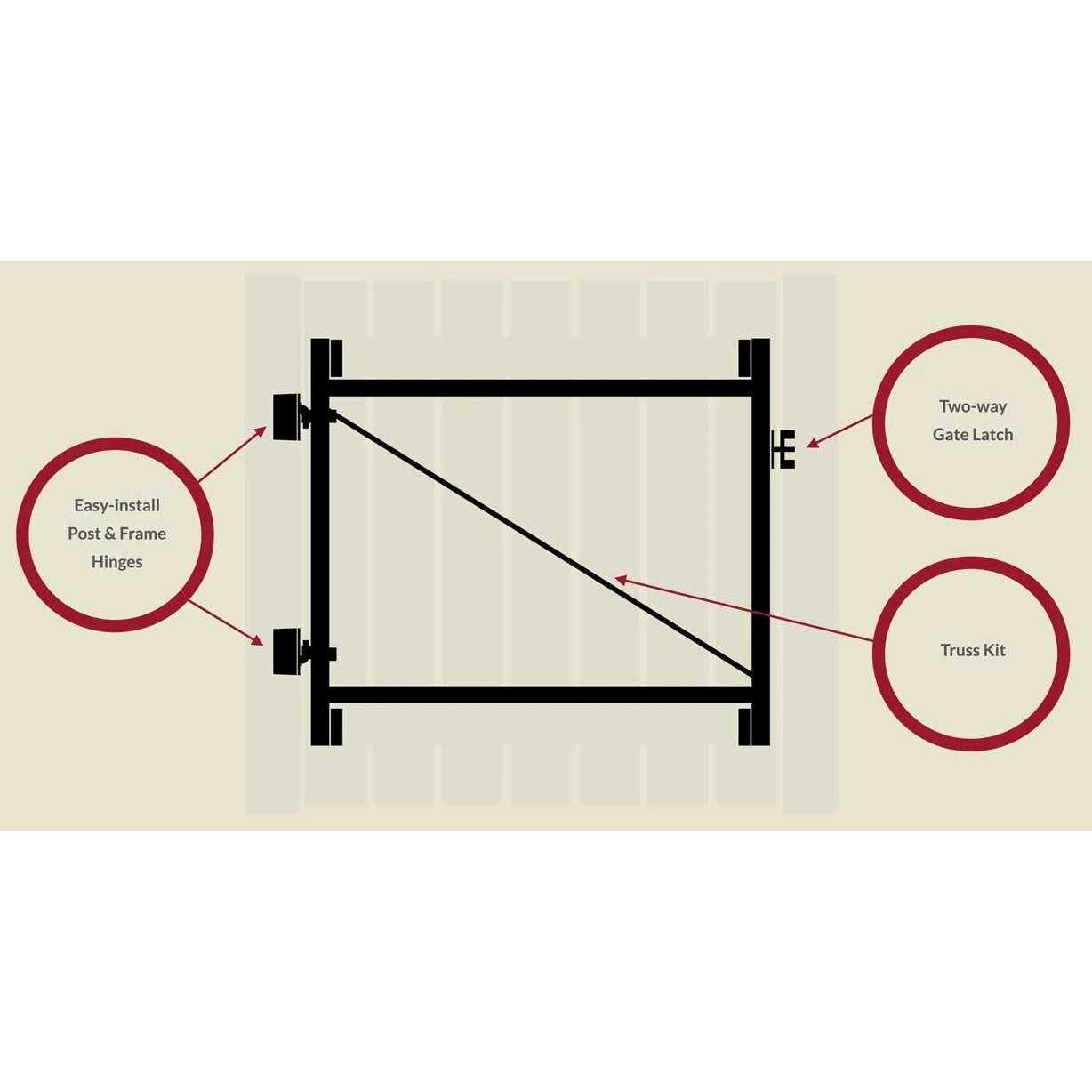 Adjust-A-Gate Ag72 Gate Frame - Shop Hardware Tools Online Store