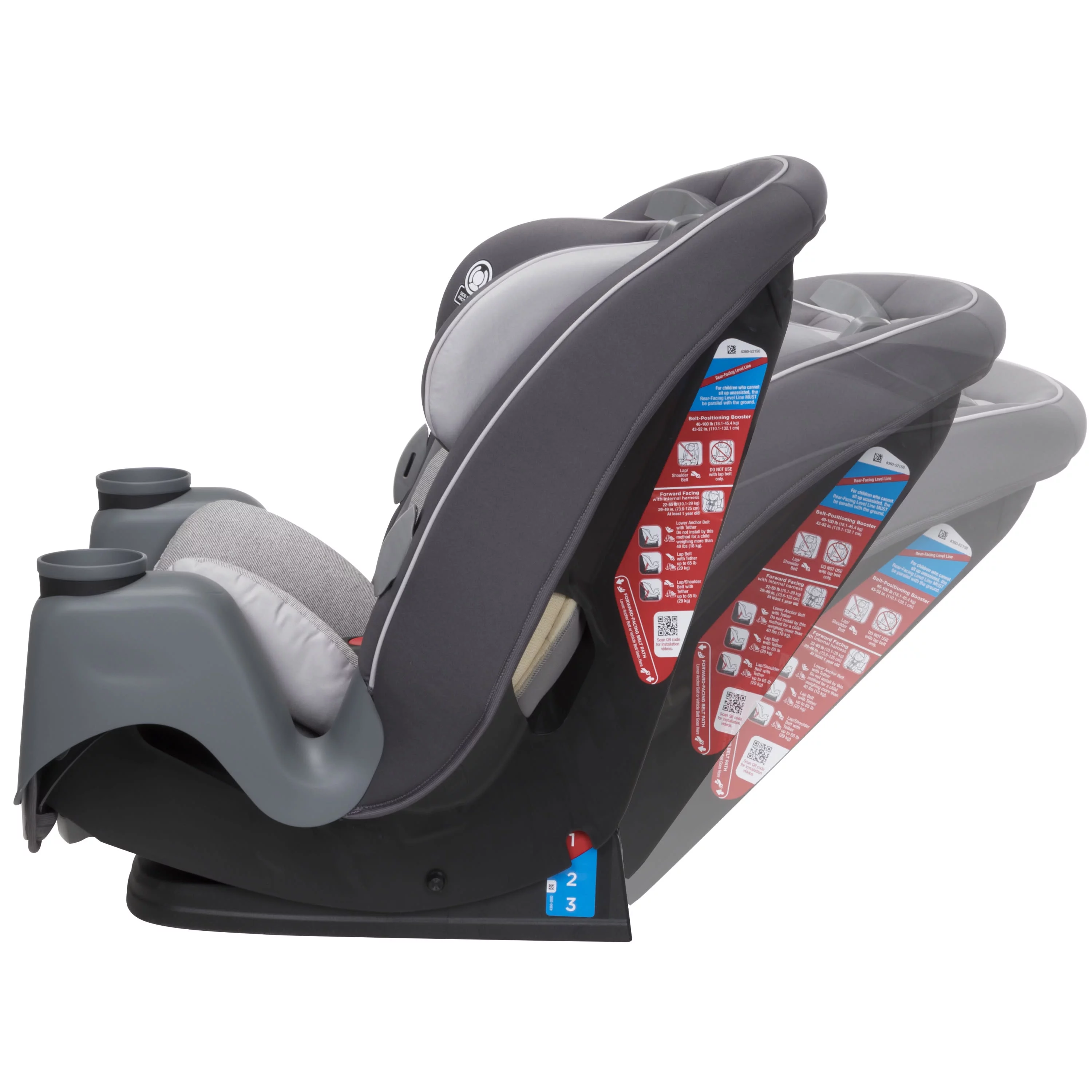 Safety 1st Grow and Go Sprint All-in-1 Convertible Car Seat, Silver Lake