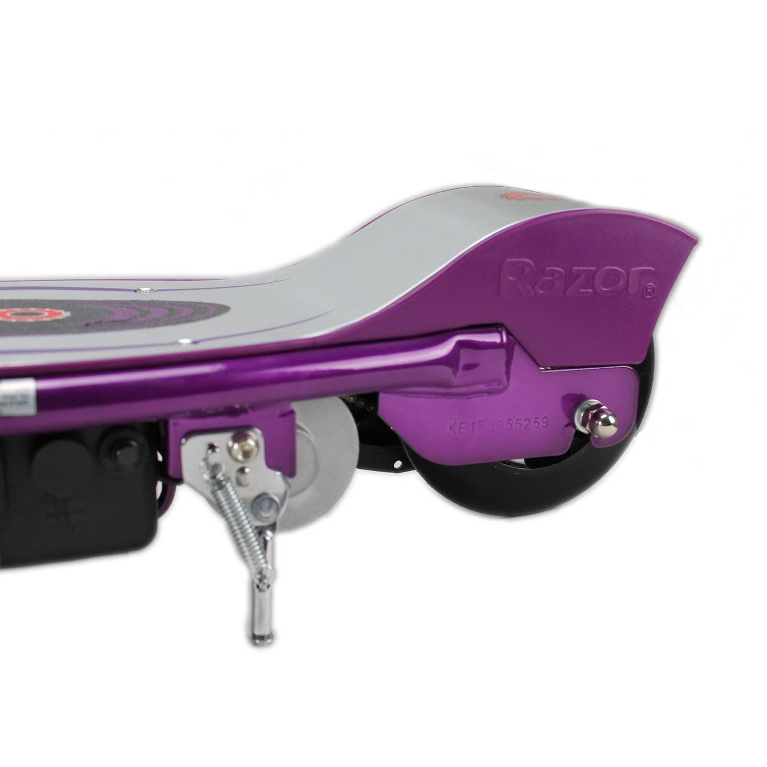 Razor E100 Motorized Rechargeable Electric Powered Kids Scooter, Purple (2 Pack)