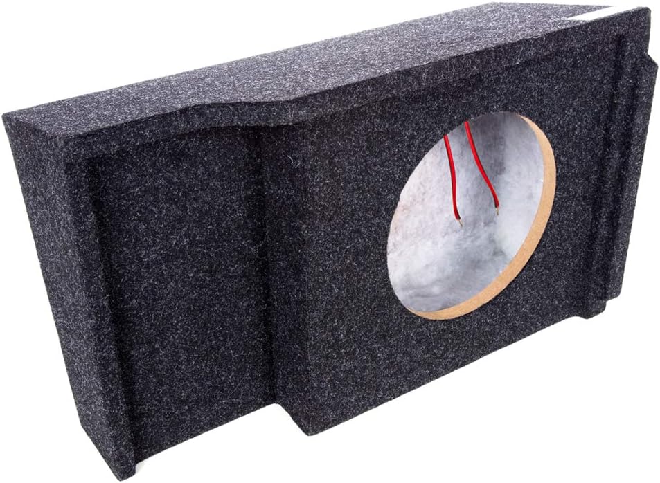 Atrend Bbox A152-12CP Dual 12” Sealed Subwoofer Enclosure Fits 1999-2007 Chevrolet/GMC Silverado/Sierra Cab, charcoal