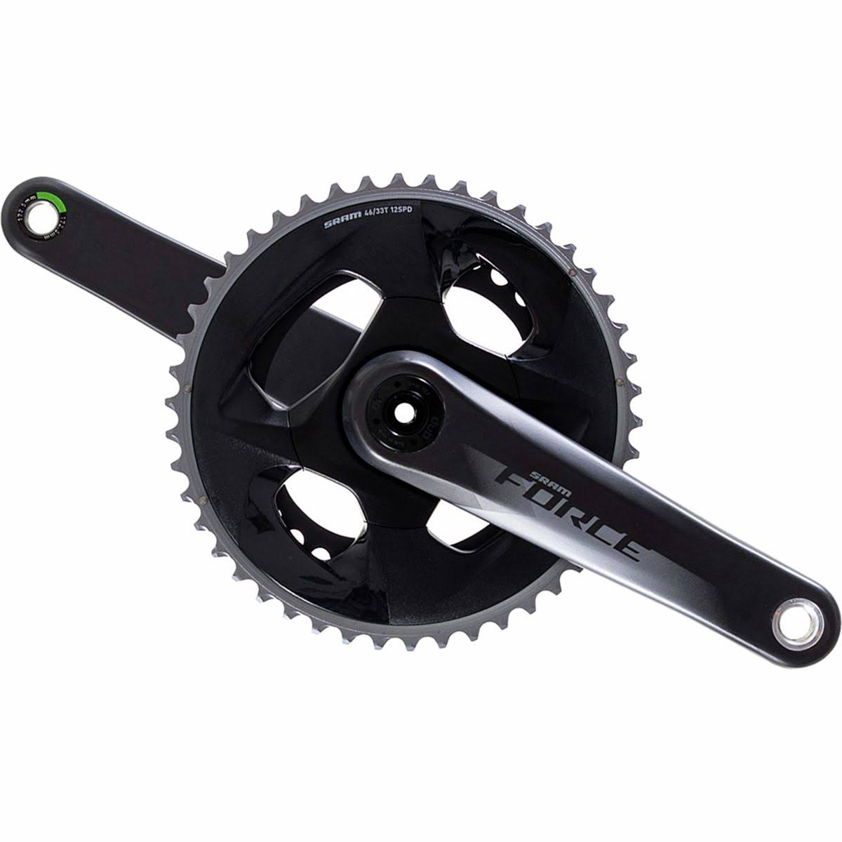 SRAM Force Dub 12-Speed Crankset Natural Carbon, 167.5mm, 43/30t, Wide