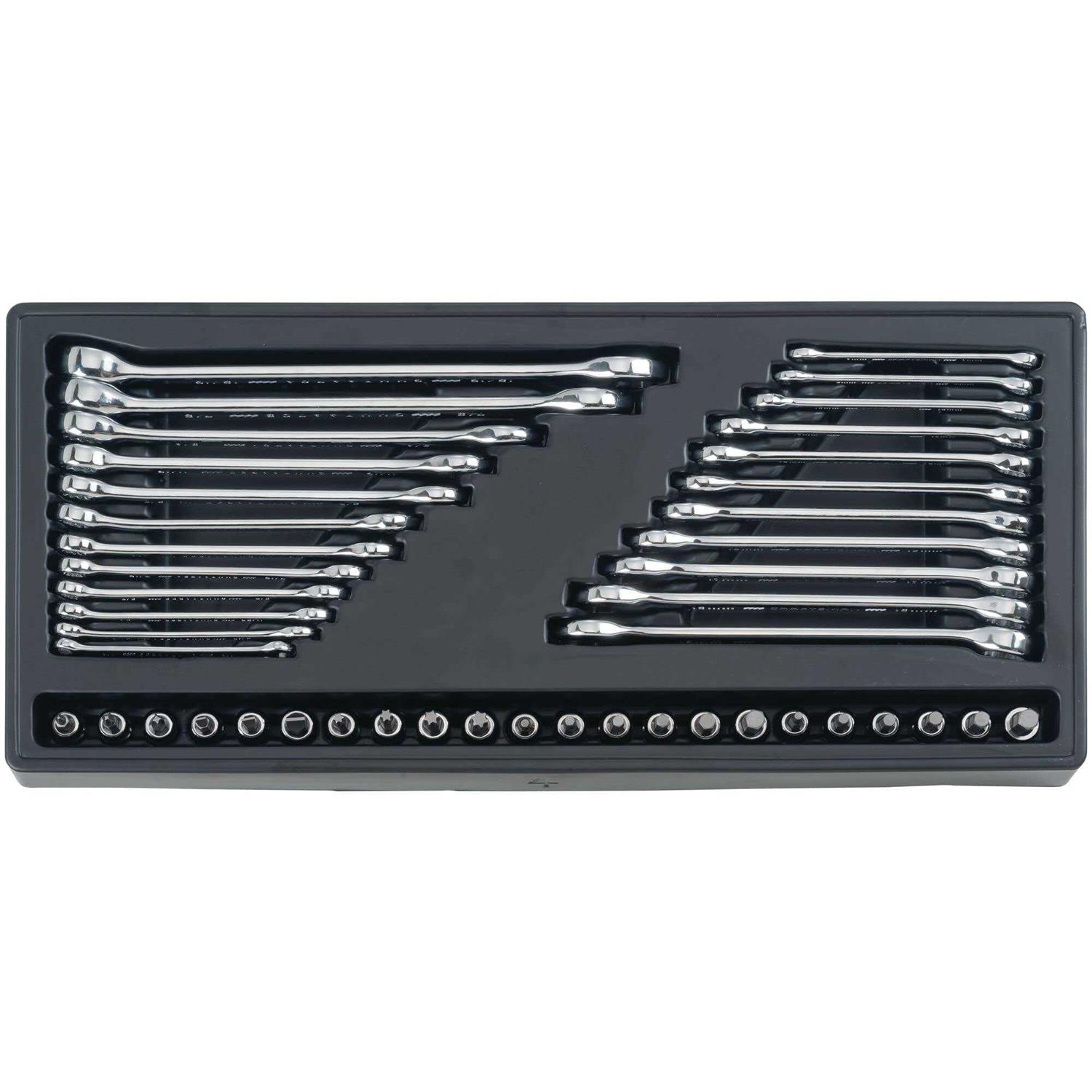 Craftsman 1/4 3/8 and 1/2 in. Drive Metric and SAE 6 and 12 Point Mechanic's Tool Set 308 pc - Shop Hardware Tools Online Store
