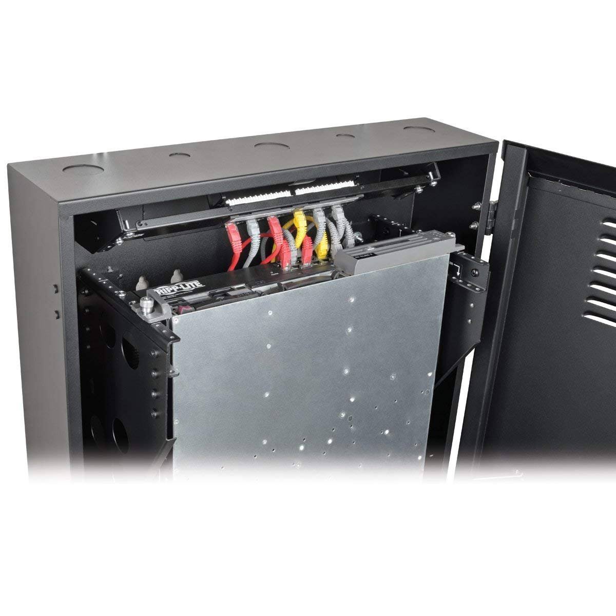 Tripp Lite 4U Wall Mount Low Profile Secure Rack Enclosure Cabinet Vertical Rack SRWF4U