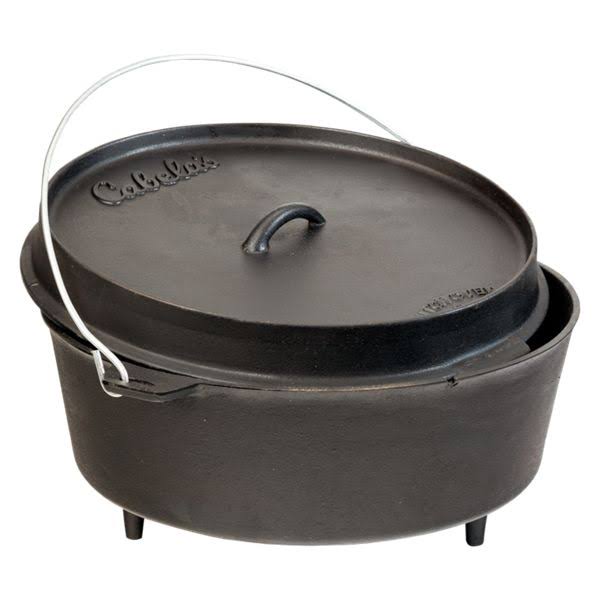 Cabela&s Outfitter Series Cast-Iron Tri-Leg Dutch Ovens - Fire