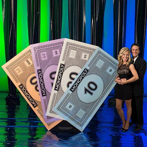6 ft. 4 in. Monopoly Cash Standee