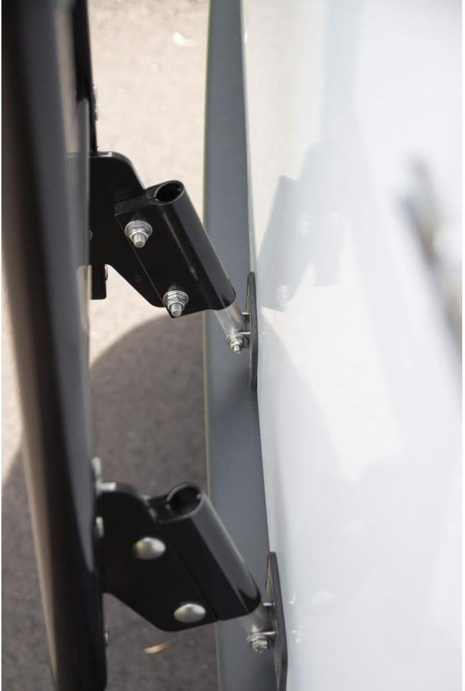 Prime Design AAL Rear Van Door Hook Access Ladder Black (no Drilling) (Compatible with Ford Transit w/High Roof)