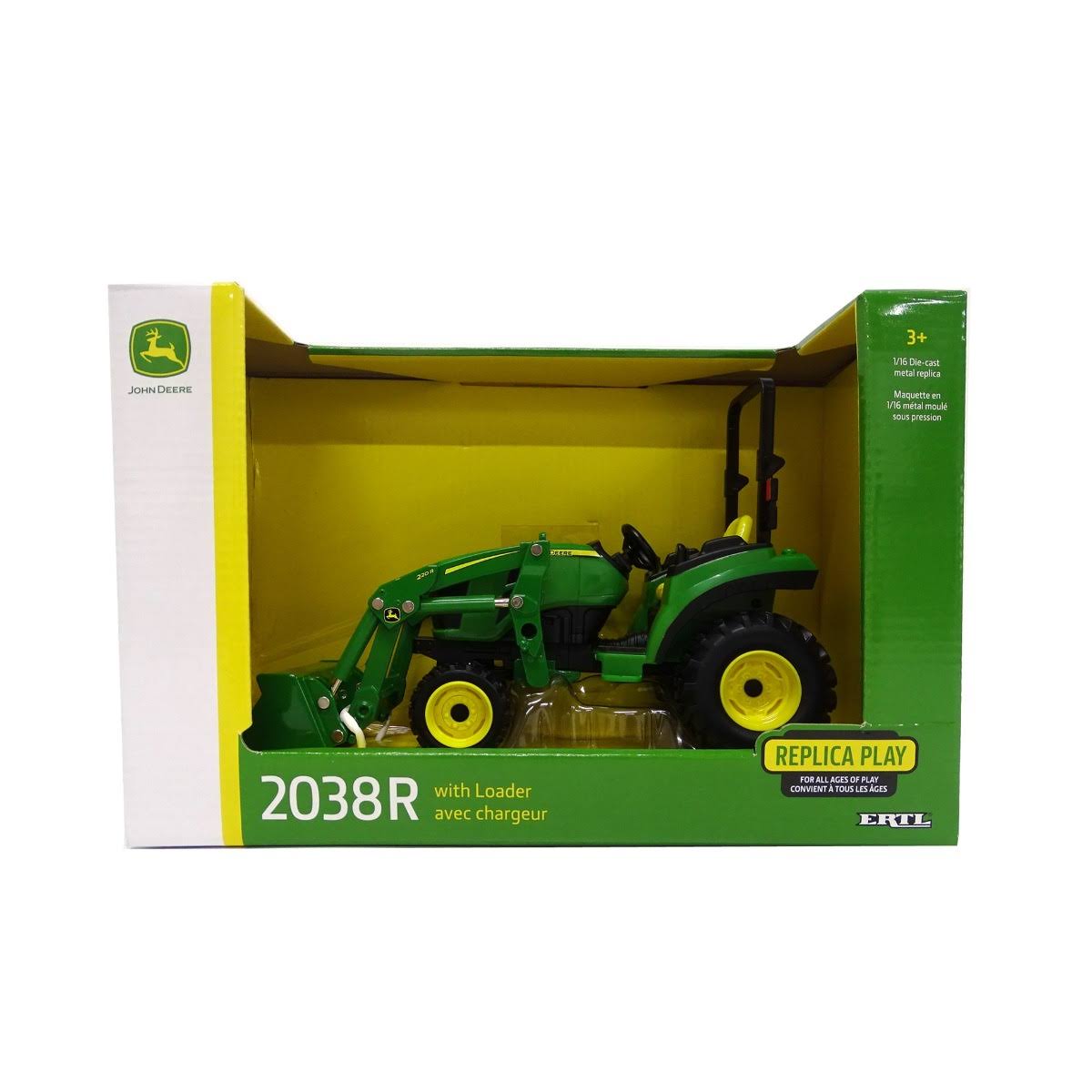 John Deere 1:16 Scale 2038R Tractor with Loader