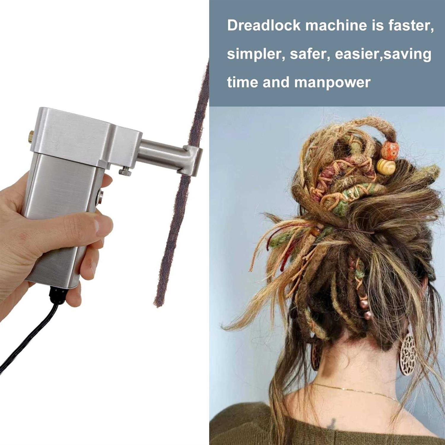 Dreadlocks Machine,dreadlock Machine Kit for Locs Electric Instant Portable Dreadlocks Machine loc Machine dreadlock maker Can Be Directly Work on - Shop Hardware Tools Online Store