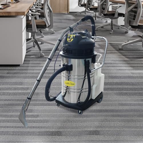 Commercial Carpet Cleaner Machine 60L/40L Commercial 3 in 1 Carpet Spraying Floor Brush Cleaner Extractor Industrial Carpet Cleaner Machine Heavy Duty Sofa Curtains Carpet Carpet Extractor