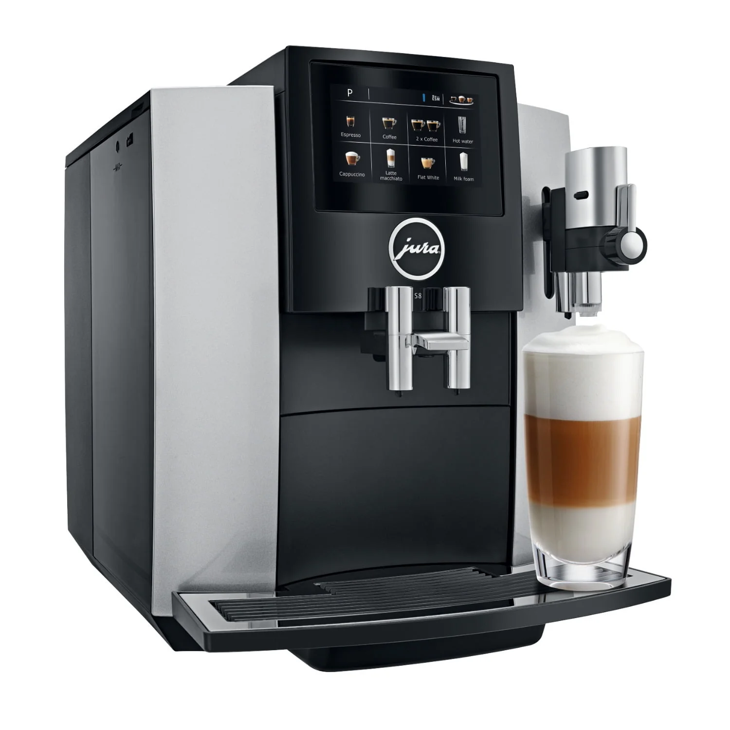 Jura S8 Multifunction Automatic Coffee & Espresso Machine | Chrome