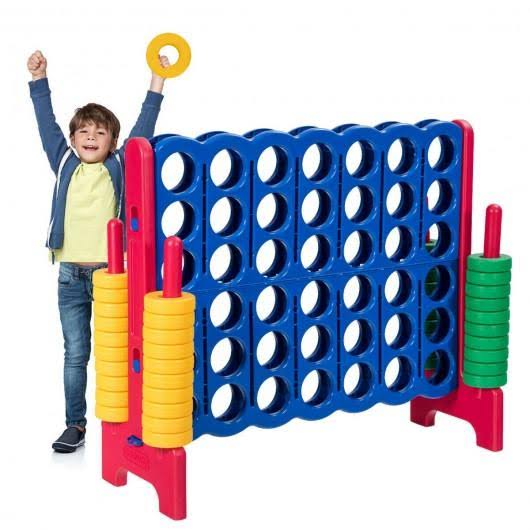 Jumbo 4-to-Score 4 in A Row Giant Game Set, Blue
