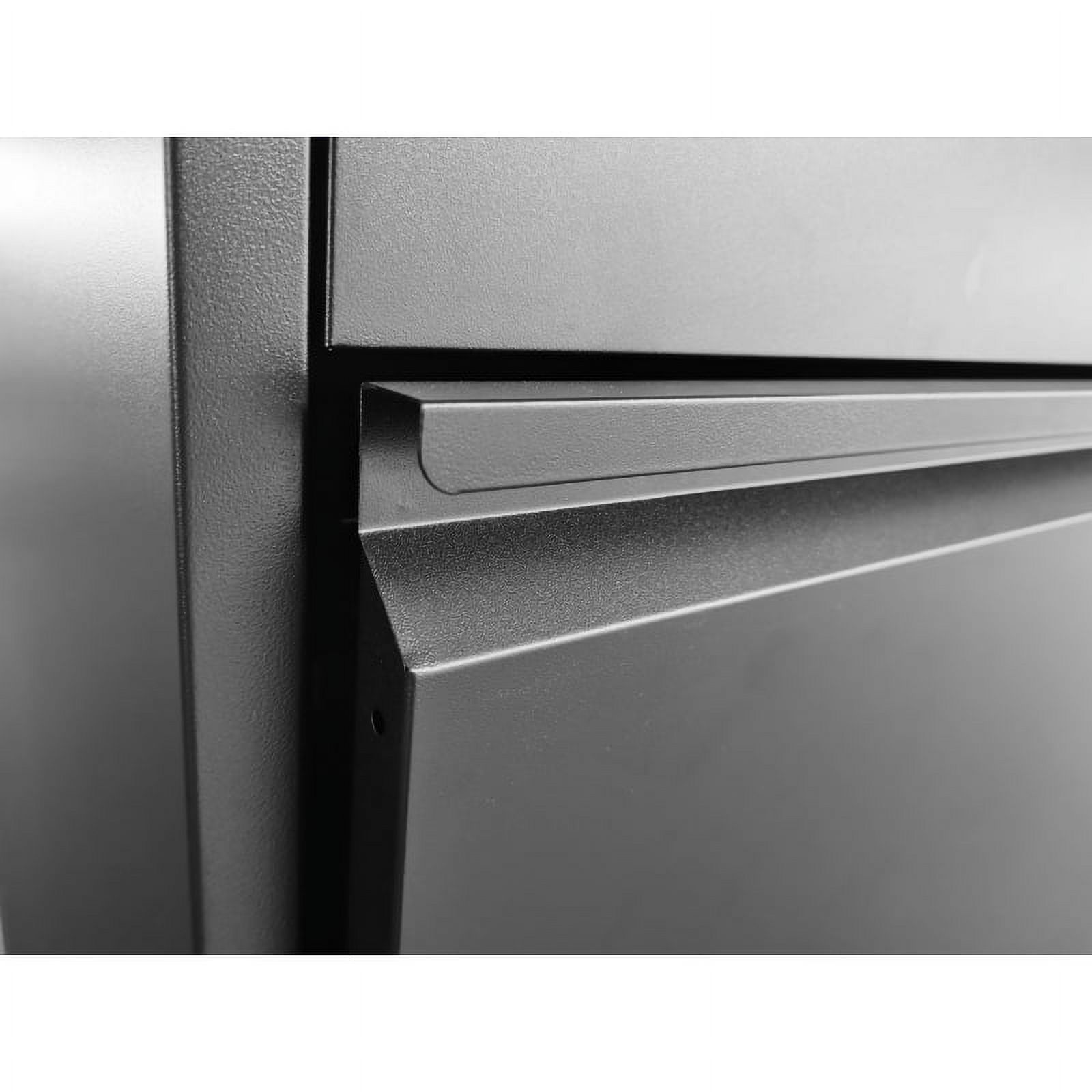 Lateral File Cabinet 3 Drawer, Black Filing Cabinet with Lock, Lockable File Cabinet for Home Office, Locking Metal File Cabinet for Legal/Letter/A4/F4 Size - Curated Treasures Market