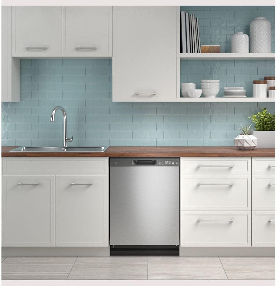 GE® Dishwasher with Front Controls