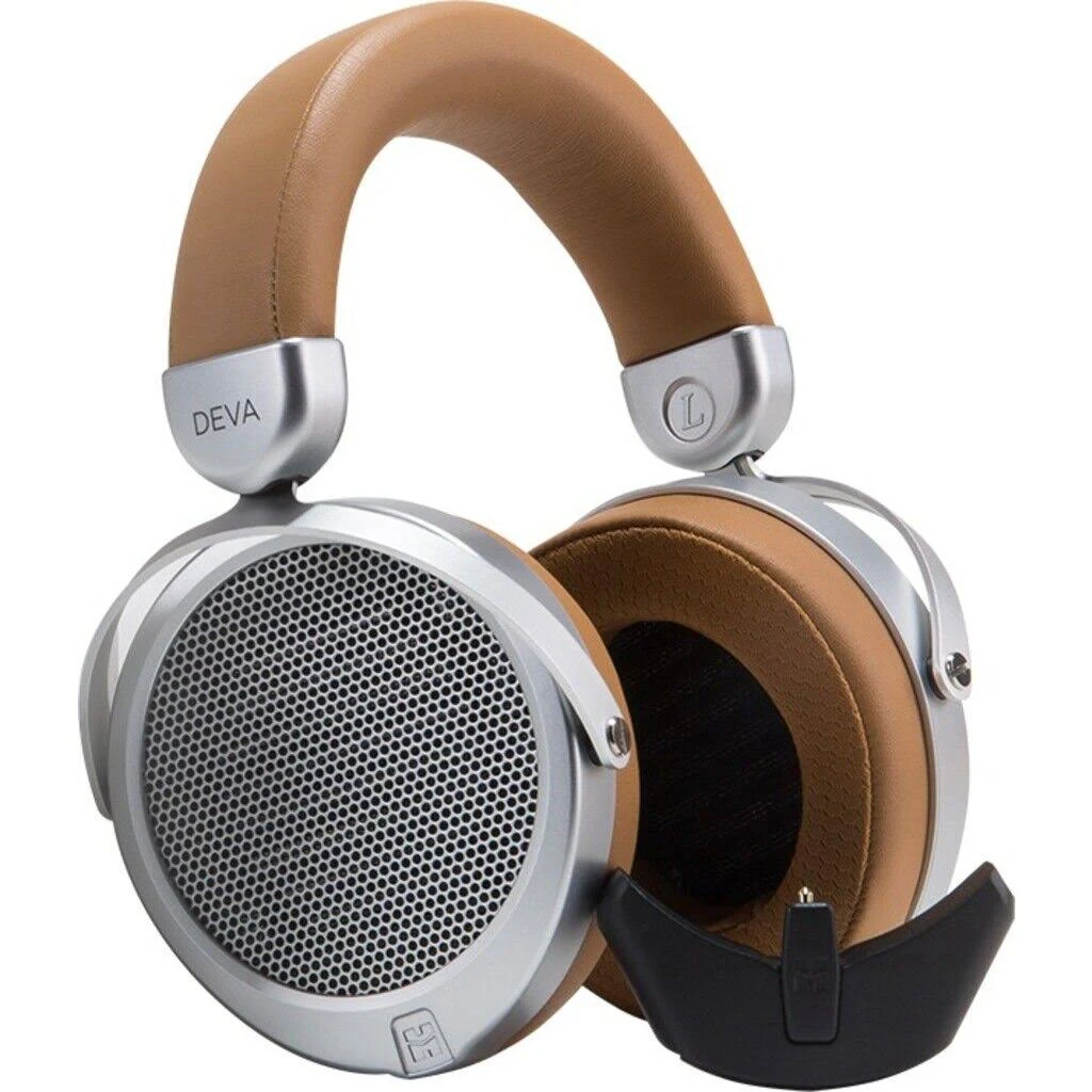Hifiman Deva Over-Ear Full-Size Open-Back Planar Magnetic Headphone with Bluetooth Dongle/Receiver, Balanced Input, Easily Switc