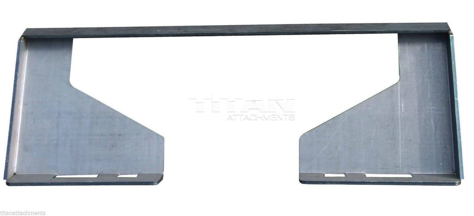 Titan Attachments 5/16x22 Quick Tach Loader Cut Out Universal Mount Plate Skid Steer Bobcat Kubota