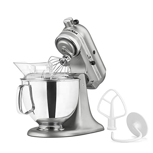 KitchenAid Artisan Series 5 Quart Tilt Head Stand Mixer with Pouring Shield KSM150PS, Removable bowl, Aqua Sky