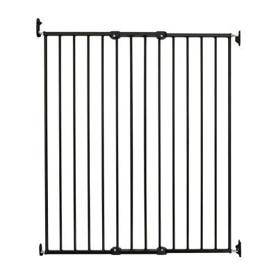 Scandinavian Design Wall Mounted Pet Gate Tucker Murphy Pet Finish: Black