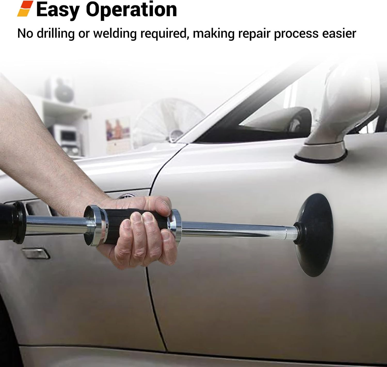 EWK Pneumatic Suction Dent Puller for 75-125mm Car Body Panel Dent Repair