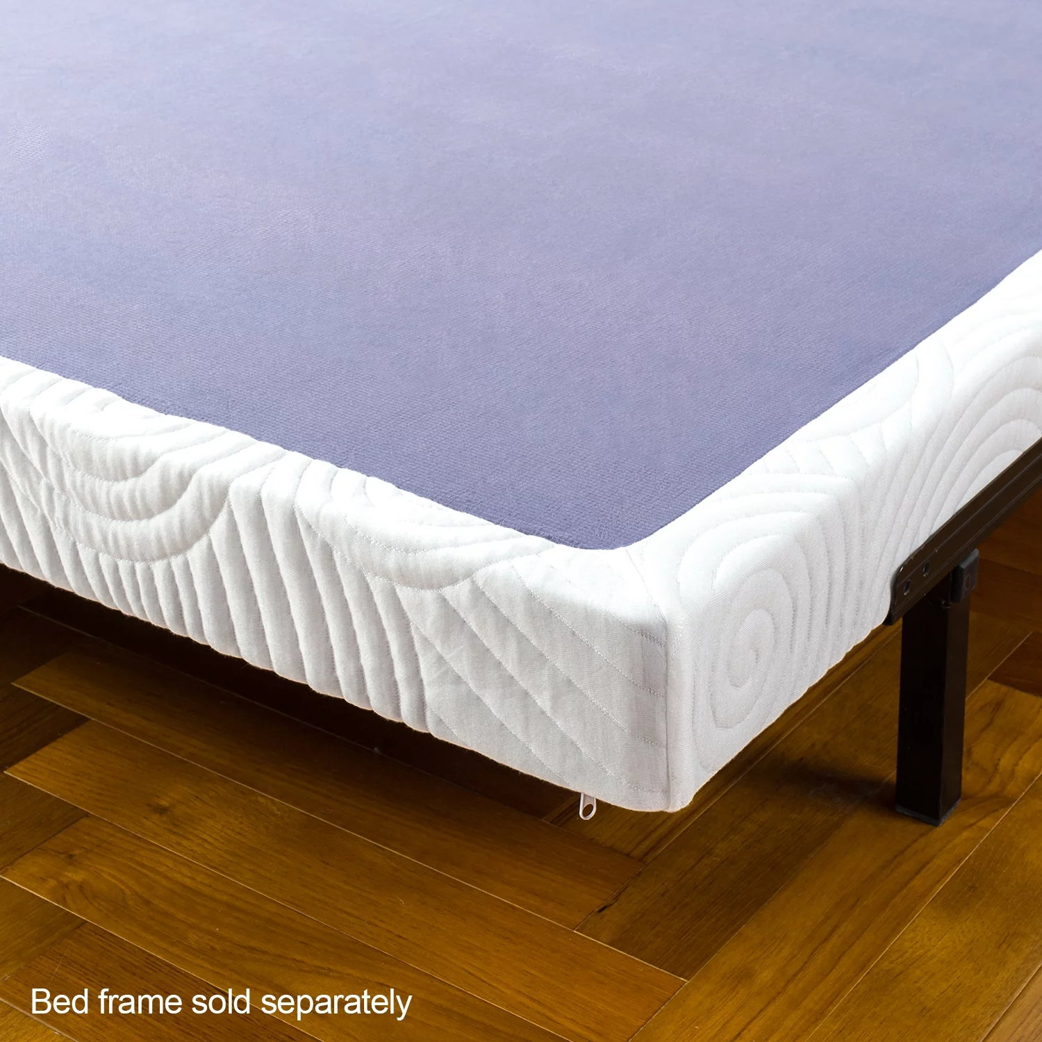 Zinus 4" Metal Box Spring with Wood Slats, Mattress Foundation, King