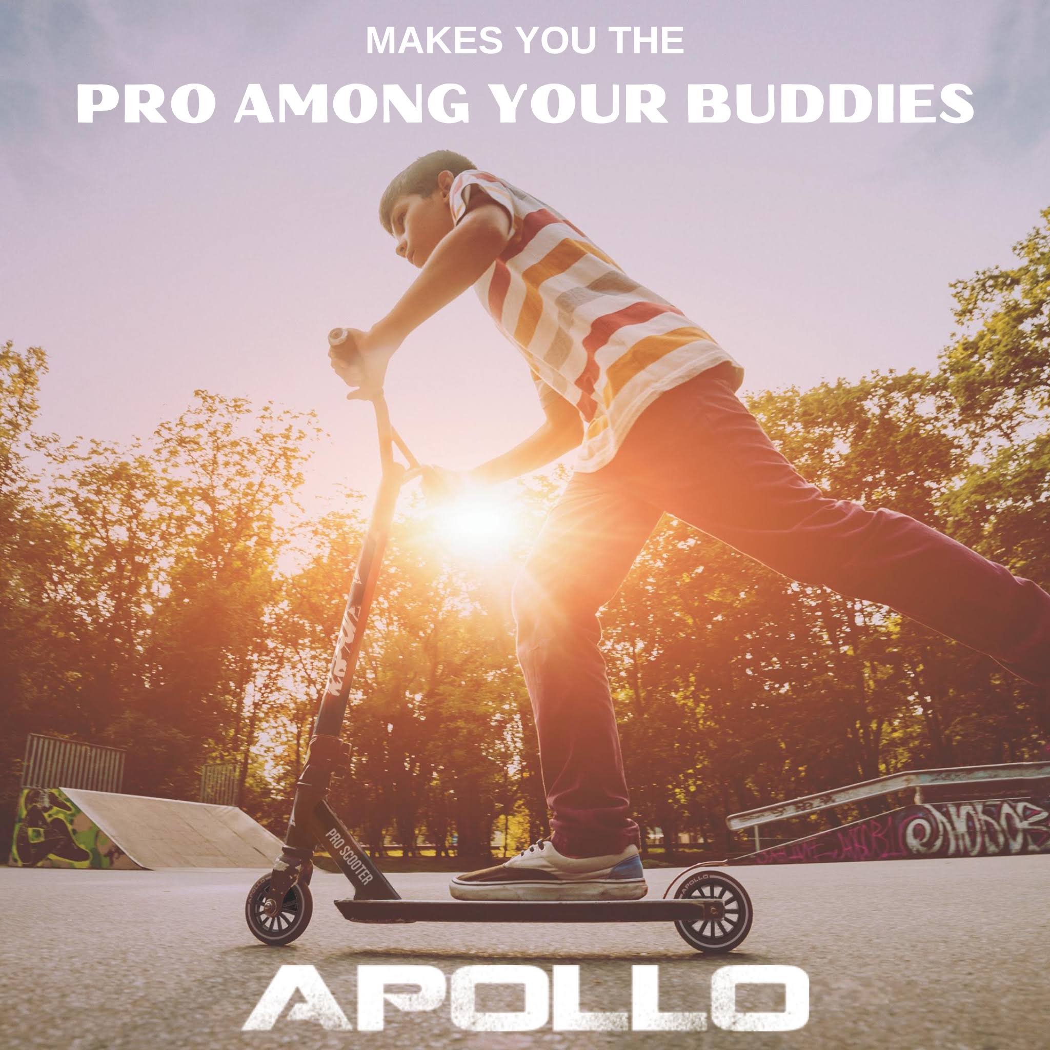 Apollo Genius Pro - Stunt/Trick Scooter - Gold