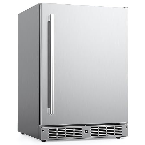 SUCISENI 24 Inch Outdoor Under counter Fridge