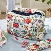 Vera Bradley Women's Cotton Weekender Travel Bag Rose Toile