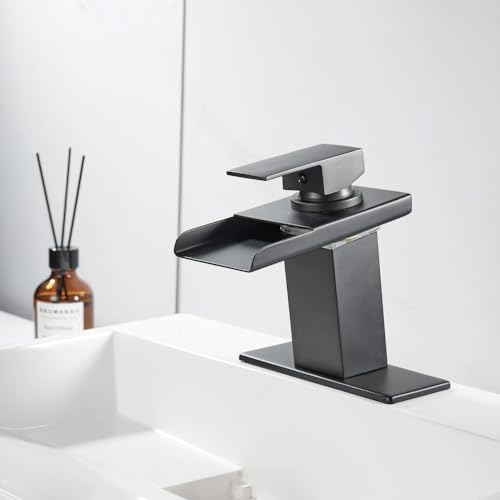 Brass LED Waterfall Bathroom Basin Faucet Hydroelectric Power Generation Color Change Hot Cold Crane Sink Mixer Tap