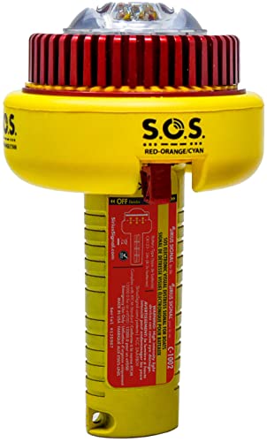 Sirius Signal SOS LED Electronic Visual Distress Signal with Daytime Distress Flag, and Whistle - CG Approved