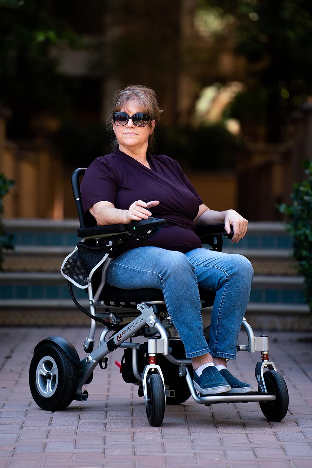 ActiWe Auto Folding Motorized Electric Wheelchair – Foldable All Terrain Long Range (Up to 20 Miles with 20AH Battery Capacity) Power Wheel Chair for Seniors– Portable Power Wheelchairs