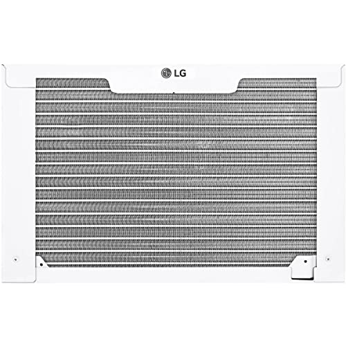 LG LW1017ERSM1 10,000 BTU Smart Window Air Conditioner, 115V, 450 Sq. Ft, Smartphone and Voice Control, ThinQ Enabled, Compatible with Alexa and Hey Google, 3 Cool & Fan Speeds