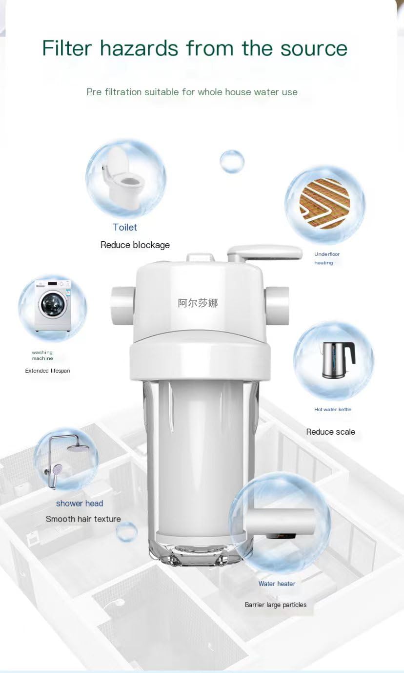 阿尔莎娜Pre Filter Household Mini Whole House Purifier Water Filtration Equipment