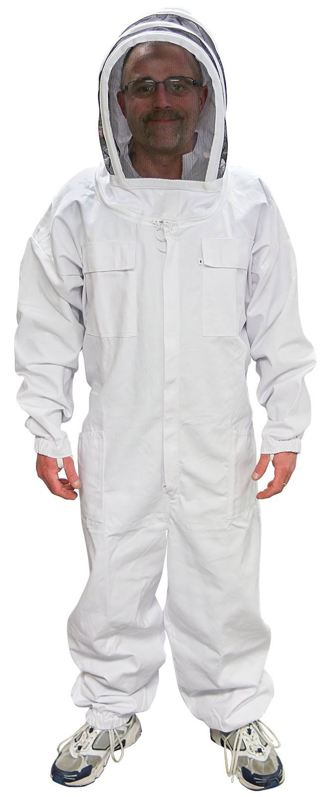 Mann Lake Economy Beekeeper Suit with Self Supporting Veil, Small