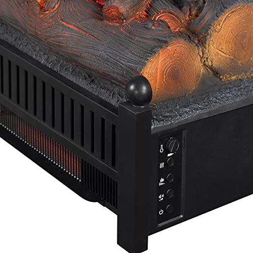 Duraflame Electric Log Set Heater with Realistic Ember Bed and Logs
