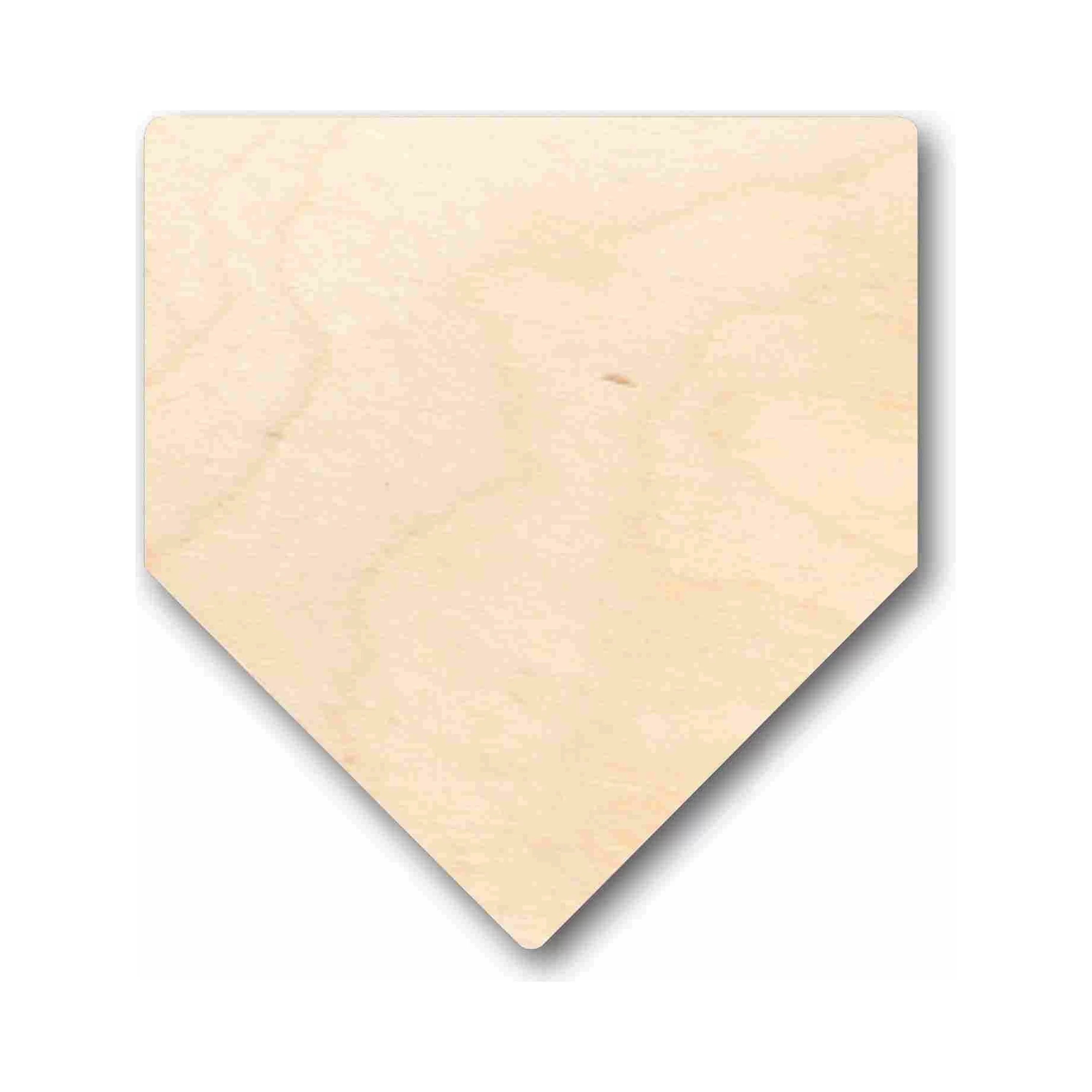 Unfinished Wood Home Plate Baseball Softball Diamond Base Silhouette - Craft- up to 24" DIY 46" / 3/4"