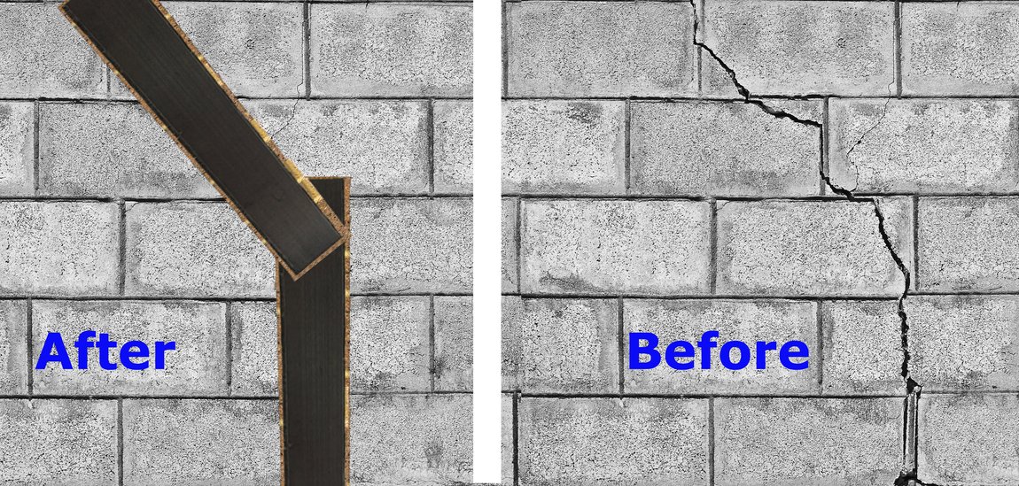 15 ft-Carbon Fiber-Basement Wall Crack Repair Kit