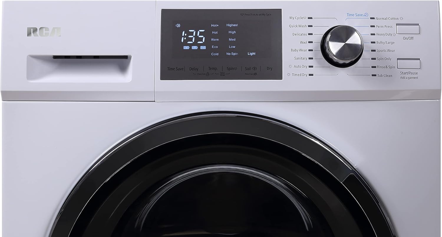 RCA RWD270 Washer and Dryer Combo 2.7 cu ft - White