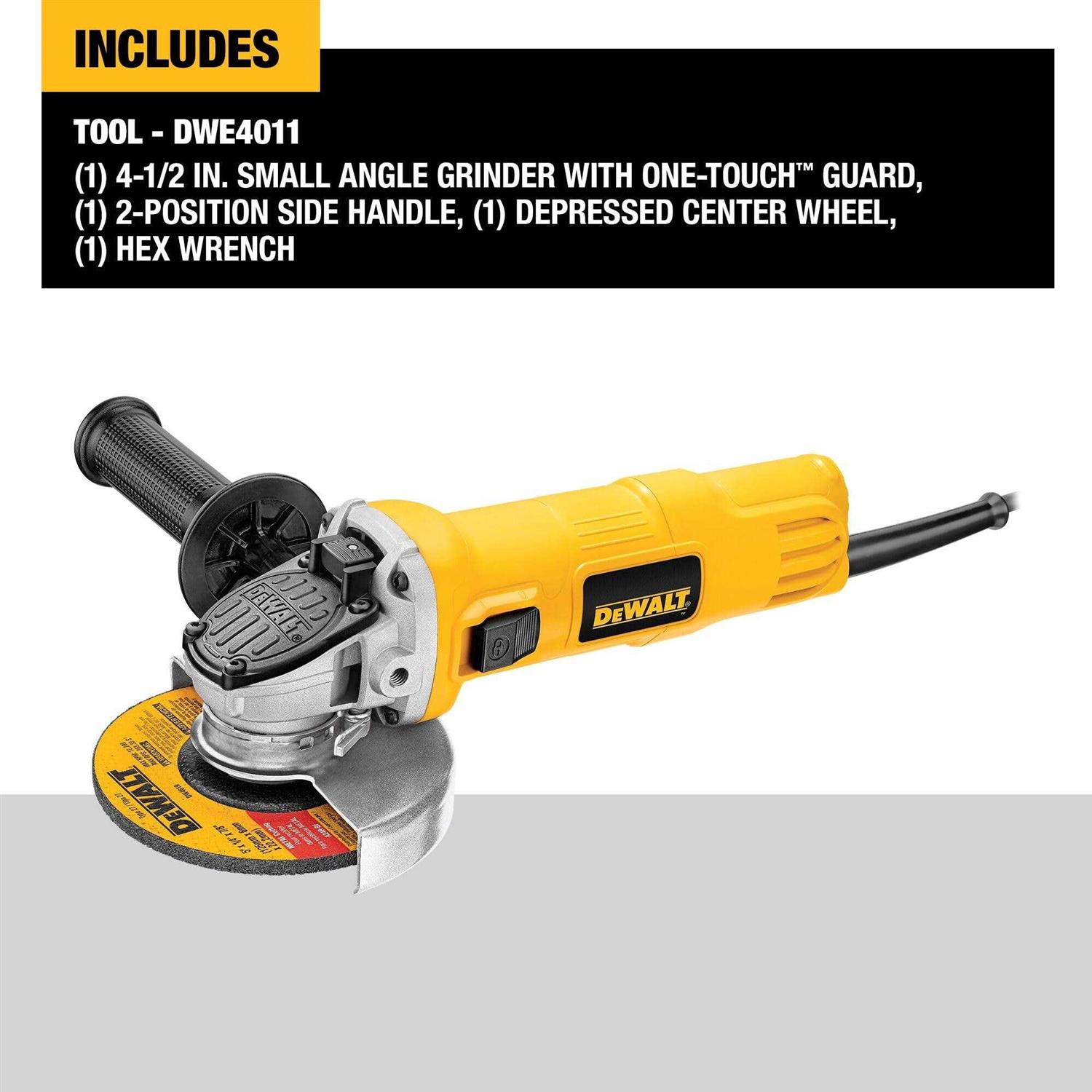 Dewalt Small Angle Grinder DWE4011 - Shop Hardware Tools Online Store